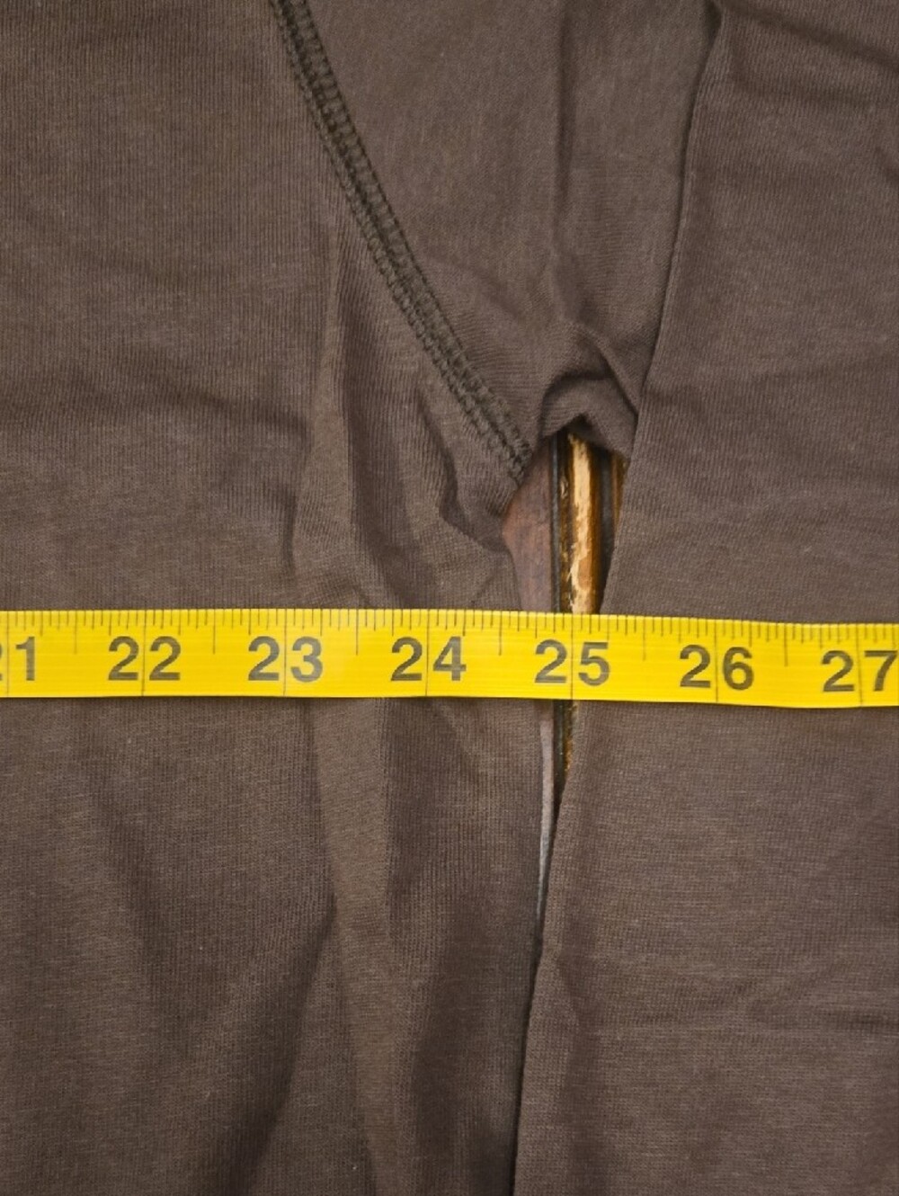 L.L. Bean Brown Long-Sleeve Henley Shirt - Picture 4 of 8